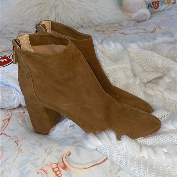 Shoes - brown suede ankle boots